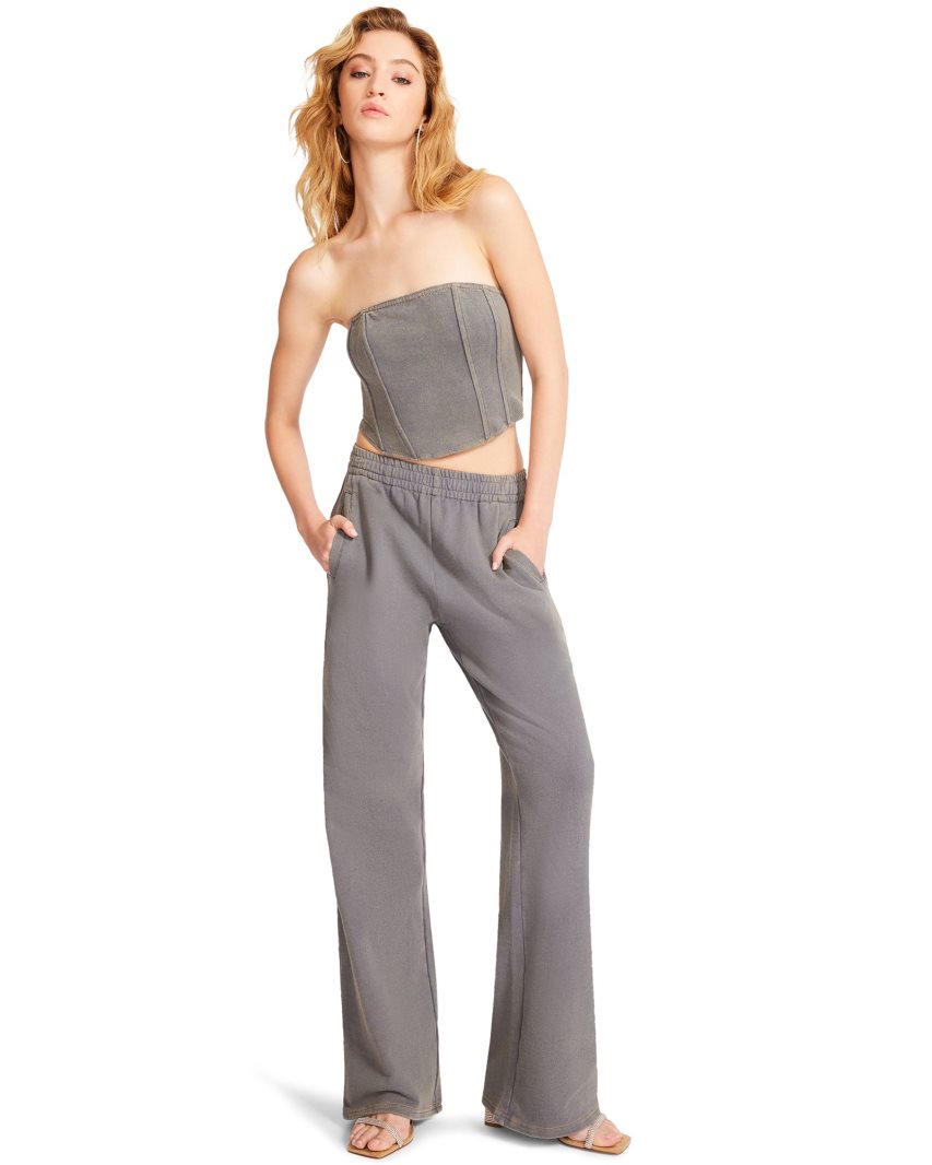 Grey Steve Madden Brooks Women's Pants | PH 8725BWI